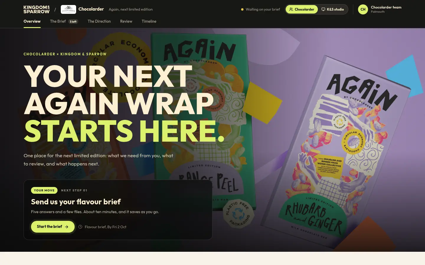 Packaging brief and review portal