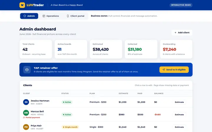Operations platform MVP